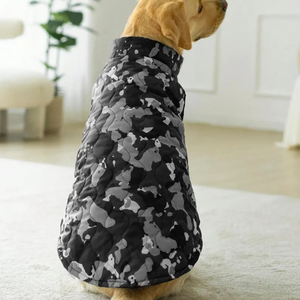 Gilet pour chien avec trou pour harnais, vêtements pour animaux de compagnie doux et chauds pour une utilisation en extérieur - Product Image 2