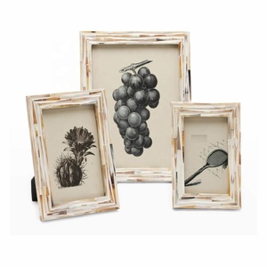 กรอบรูปฝังมุกและโมเสคไม้ไผ่ มีทุกขนาด กรอบรูปฝังมุก ของตกแต่งบ้าน - Product Image 3