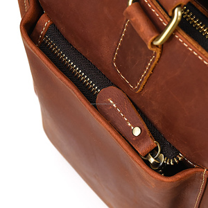 Porte-documents en cuir haut de gamme pour hommes avec compartiment pour ordinateur portable, personnalisation de la marque, fabricant OEM ODM - Product Image 3