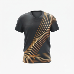 Camiseta de Manga Corta para Hombre, Formal, de Verano, Tejida, Holgada, de Alta Calidad, Secado Rápido y Transpirable - Product Image 5