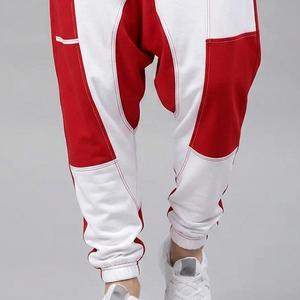 <b>Men</b> Drop Crotch Joggers <b>Elastic</b> Waist Winter Crotch Sweatpants Casual Loose Fit Crotch <b>Trousers</b> Cross Pants - Product Image 2