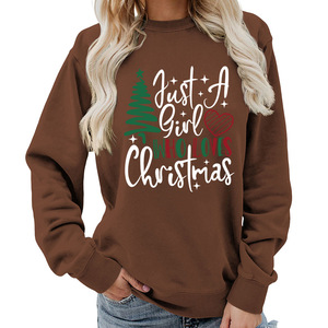 Sudadera con Capucha para Mujer de Alta Calidad, Mezcla de Algodón Transpirable Antiarrugas, Talla Grande, Estilo Dulce, Logotipo Personalizado Estampado en la Parte Delantera - Product Image 1