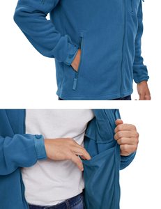 Men's Winter Canvas Quilted Windproof Waterproof <b>Stand</b> Collar Lightweight Outerwear Full Zip Hiking <b>Work</b> Travel Jacket - Product Image 2