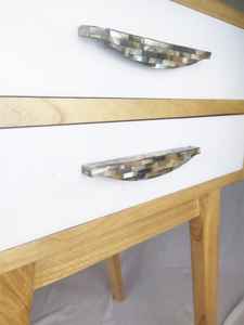 Elegant Large Classic MOP <b>Door</b> <b>Knob</b> Eco-Friendly Washable Finish Perfect for Cabinets Drawers Luxurious Touch Furniture <b>Decor</b> - Product Image 4