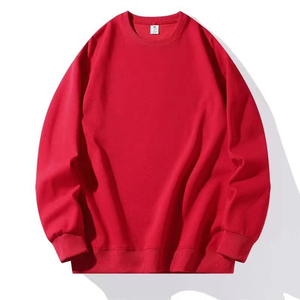 เสื้อสเวตเชิ้ตคอกลมผู้ชาย ทรงปกติ สีพื้น ผ้าถัก 100% คอตตอน ระบายอากาศได้ดี สวมใส่สบายๆ สำหรับฤดูใบไม้ร่วง - Product Image 3
