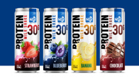 Milk-shake protéiné à la banane 30g, boisson prête à boire 325ml en conserve, OEM ODM Marque Privée 6Brix Durée de conservation 12 mois
