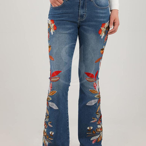 Pantalon décontracté 2026 à jambe large, taille haute, coupe droite ample en jean respirant, pantalon long oversize - Product Image 6