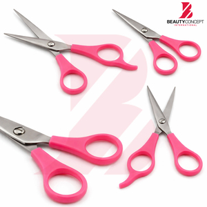 Ciseaux de coiffure légers avec manche en plastique rose, ciseaux de barbier en acier inoxydable, outils de coiffure professionnels tranchants - Product Image 6
