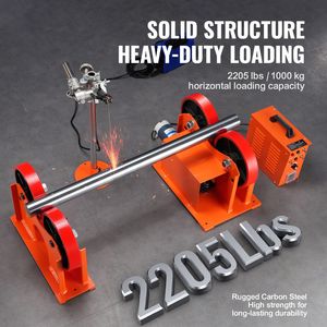 Rulli di Rotazione per Saldatura 110V, Rullo di Collegamento con Capacità di Carico 1000KG/2205LBS, Diametro 1400mm, Velocità 1600mm/min, Collegamento 25mm - Product Image 2