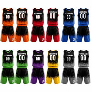 Divisa da Basket Personalizzata, Set Maglia e Pantaloncini Sublimati, Nome e Numero della Squadra Personalizzati, OEM ODM Abbigliamento Sportivo per Squadre - Product Image 2
