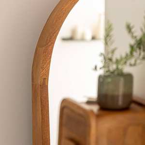 Miroir Vandana Optima Ultra en bois de manguier Marley - Product Image 2