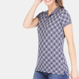 เสื้อผู้หญิงคุณภาพสูง ทรงเข้ารูป สวมใส่สบาย เป็นมิตรกับสิ่งแวดล้อม ผ้าและสีที่ปรับแต่งได้ ระบายอากาศได้ดี ผลิตจากผ้าถัก บริการ OEM - Product Image 4