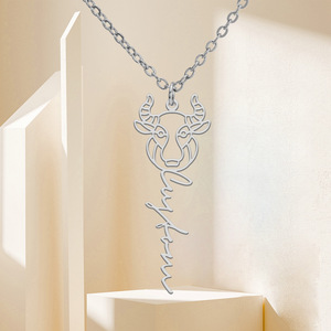 Collier Pendentif Personnalisé avec Douze Signes du Zodiaque, Breloque Familiale en Acier Inoxydable, Bijou Idéal pour le Quotidien et les Cadeaux - Product Image 6