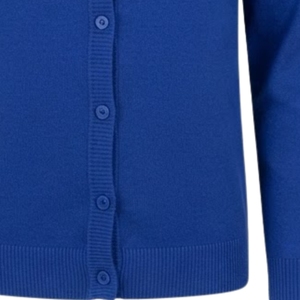 Cardigan classique SGRho pour femmes, pull en tricot à col en V avec boutons brodés sur mesure, vêtements décontractés pour sororité, mode décontractée - Product Image 6