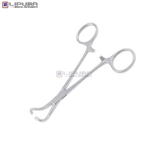Pinces à serviettes manuelles Tohoku Blunt Premium 10,5 cm (4 pouces) en acier inoxydable de qualité chirurgicale certifiées MOL pour premiers secours vétérinaires - Product Image 4