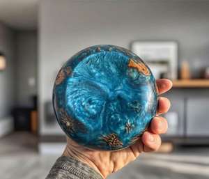 Bol à salade en résine de haute qualité, disponible en plusieurs couleurs et styles de personnalisation, idéal pour servir et comme vaisselle de table. - Product Image 1