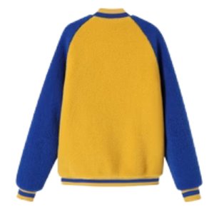 Veste bomber Sigma Gamma Rho en sherpa avec broderie en chenille, vêtements de sororité grecque pour femmes - Product Image 2