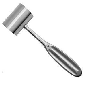 Martillo Quirúrgico Ortopédico Kirk Bone de 7 Pulgadas y 22 oz, Cabeza Cilíndrica de Acero Inoxidable, Mango Ranurado, Reutilizable, Herramienta con Certificación CE - Product Image 2