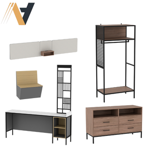 Professional StudioRes Marriott Hotel Bedroom Furniture Set <b>King</b>/Queen Modern Custom OEM ODM Wooden <b>Metal</b> Hospitality Contractor - Product Image 3