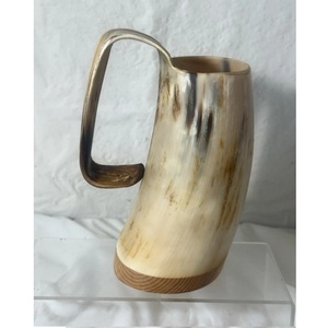 Mug en corne fait main, artisanat naturel, tasse à boire rustique, cadeau pour la maison, le camping ou les fêtes - Product Image 3
