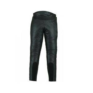 Pantalons d'équitation en cuir pour hommes, équipement moto professionnel pour la course sur route et l'aventure, vêtements certifiés LEED, fabriqués en usine. - Product Image 6