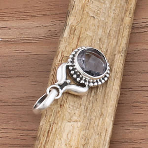 Colgante de Amatista Natural Vintage al por Mayor, Plata de Ley 925, Chapado en Platino, con Puntos, Hecho a Mano, Fabricante de Dijes de Piedras Preciosas al por Mayor - Product Image 3