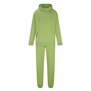 OEM Unisex <b>Plus</b> <b>Size</b> Hooded Casual Solid Hoodie Sweatpants Jogger <b>Set</b> <b>2</b> <b>Piece</b> Baggy Tracksuit Custom Gym Fitness Clothing - Product Image 6