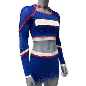 Costume de majorette personnalisé haut de gamme, léger, respirant, en spandex/polyester, pour performance scénique, haute qualité pour femmes - Product Image 5