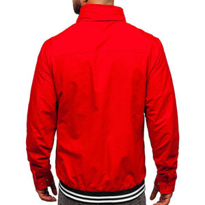 Custom Logo Korean Fashion Trends Spring Autumn Men's Casual Streetwear Nylon Black Multi Pocket Slim Fit Zipper Coat - Product Image 3