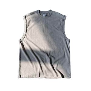 Custom logo Cotton Running <b>Singlet</b> Muscle Athletic Shirts Sleeveless Fitness Wear Workout <b>Men</b> Gym Tank Top for <b>Men</b> - Product Image 2