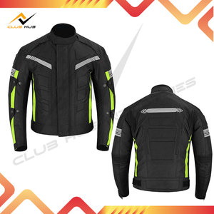 Chaqueta de senderismo con patchwork para hombre, informal, de manga larga, para motociclismo y carreras de autos - Product Image 3