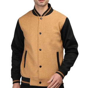 Chaqueta de invierno estilo Letterman para hombre, moda urbana, tela suave y cómoda, ideal para uso diario informal, viajes y atuendos urbanos modernos. - Product Image 1