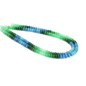 Perles Rondelles en Quartz Multicolores : Bijoux en Pierres Précieuses Lisses (7-8mm) - Product Image 2