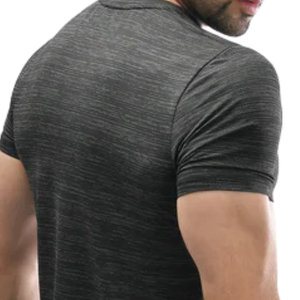 Custom <b>Black</b> Men's <b>Compression</b> <b>Shirt</b> Quick Dry Gym Workout Running Fitness Athletic Short Sleeve Performance Tee - Product Image 5