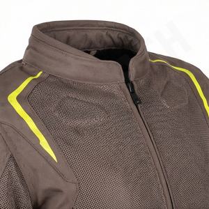 แจ็คเก็ตหนังแท้สำหรับขี่มอเตอร์ไซค์คุณภาพดีที่สุดสำหรับผู้ชาย รุ่นใหม่ล่าสุดสำหรับฤดูหนาว พร้อมแผ่นป้องกันที่ถอดออกได้ สามารถสั่งทำได้ - Product Image 4