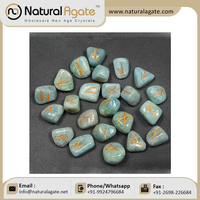 Fournisseur et grossiste de la meilleure qualité de Rune en cristal de guérison naturelle Set | Tourmaline noire Orgone Rune Set à bas prix