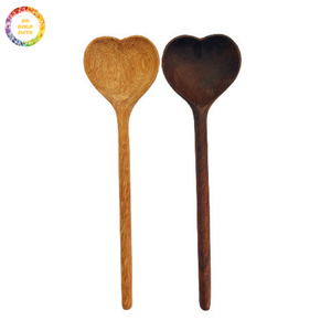 ช้อนไม้คุณภาพสูงสำหรับทำอาหาร ผสมอาหาร และเสิร์ฟอาหาร อุปกรณ์ครัว - Product Image 3