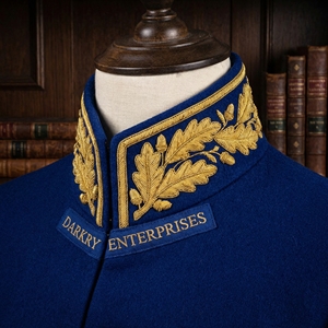 Service de Fabrication de Badges Personnalisés pour Vêtements, avec Broderie Dorée à la Main, Perles de Luxe Durables et Grand Motif Nœud de Blé - Product Image 5