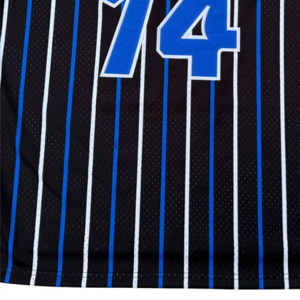 เสื้อบาสเก็ตบอล Phi Beta Sigma ผ้าโพลีเอสเตอร์ 100% ตาข่ายหนา ป้องกันแบคทีเรีย ระบายอากาศได้ดี พิมพ์ลาย ทึบแสง เหมาะสำหรับฤดูร้อน ผลิตในปากีสถาน - Product Image 3