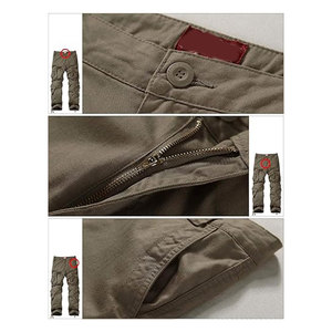 Pantalones Cargo Resistentes para Hombre, Pantalones Tácticos para Exteriores con Múltiples Bolsillos, Pantalones Cargo Duraderos para Uso Casual y Laboral, Ideales para Senderismo - Product Image 5