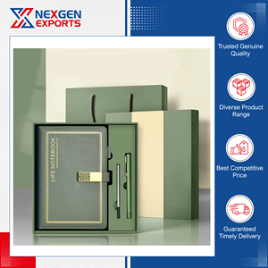 Carpeta de Anillas de Cuero PU de Calidad Superior Disponible en Grandes Cantidades, Encuadernación en Espiral, Correa Elástica, Portaplumas, Mejor Precio del Mercado - Product Image 5