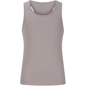 Débardeurs de sport pour hommes 100% coton, personnalisables, en gros, sans manches - Product Image 3