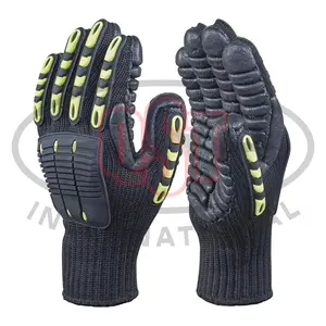 Abrasion Cut Resistant Anti Vibration Safety Work Gloves Apply To Wood Carving Carpentry And Knife Nitrile-coated Glove