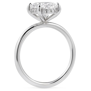 Bague solitaire en or avec diamant de laboratoire ovale de 2,55 carats, vente en gros, fabricant de bijoux personnalisés, diamant certifié haute carat - Product Image 3
