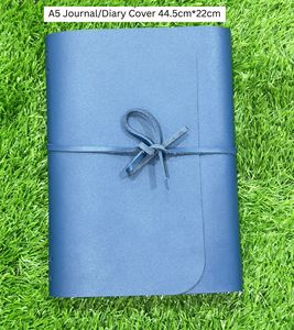 Customizable Premium Tanned Blue Cow <b>Leather</b> A5 <b>Diary</b> Cover High Quality Genuine <b>Leather</b> Journal Notebook Planner Essentials - Product Image 2