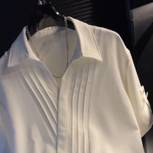 Nouveau T-shirt décontracté à manches courtes en coton tricoté imprimé pour homme - Style américain rétro coupe ample pour l'été - Product Image 4