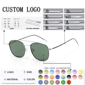 Gafas de Sol Polarizadas de Metal con Lentes TAC de Color Degradado, Doble Puente y Montura Completa para Viajes y Actividades al Aire Libre - Product Image 2