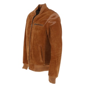 Men's Customized Flannel Lined Motorcycle Jacket Long Sleeve Rugged <b>Brushed</b> <b>Suede</b> Waterproof Reversible Thick Winter - Product Image 5