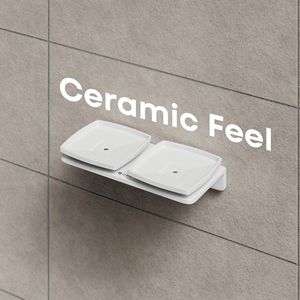 Double Large Square Soap Dish Wall Mounted Dual Tier Metal Soap Holder for <b>Shower</b> and Bathroom Extra Capacity Soap Saver - Product Image 3