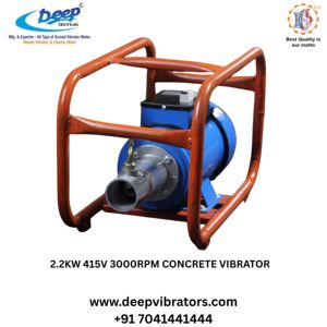 มอเตอร์สั่นสะเทือนภายนอกกำลังขุดสูง 415V 14กก. 190Hz ประสิทธิภาพสูง อุปกรณ์อุตสาหกรรมงานหนัก ให้ผลผลิตการทำงานสูง - Product Image 2